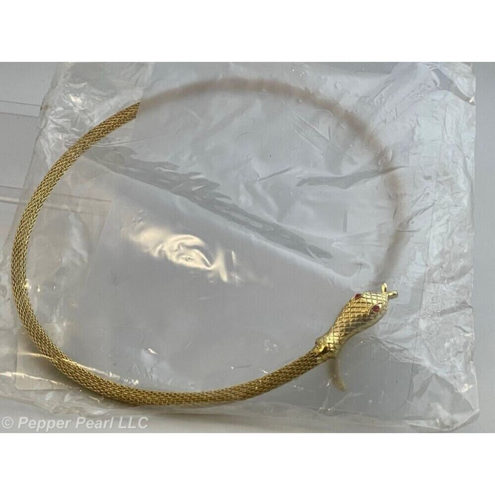 Snake choker necklace for costume Halloween, theatre, cosplay, dress up